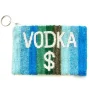 Tiana Design Accessories | The Beaded Vodka Money Pouch in Blue Ombre