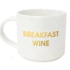 Chez Gagne Accessories | The Breakfast Wine Mug in White Gold