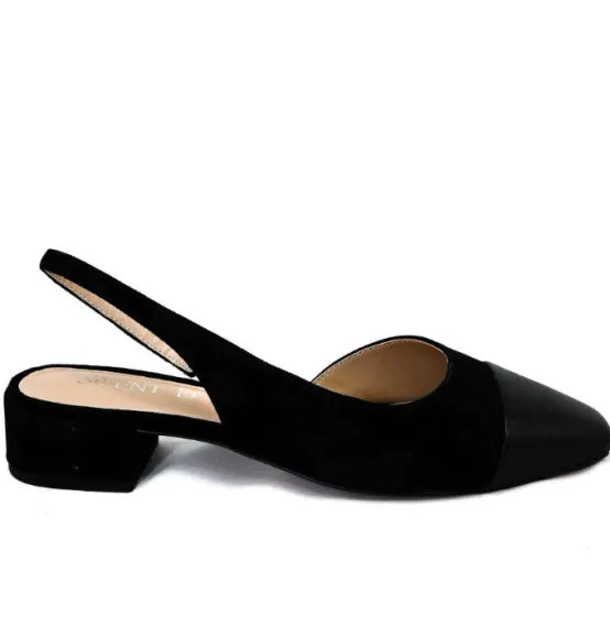 Silent D Pumps | The Cap Toe Slingback Pump in