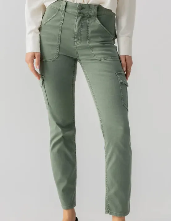 Sanctuary Pants | The Cargo Straight Leg in Dark Spruce