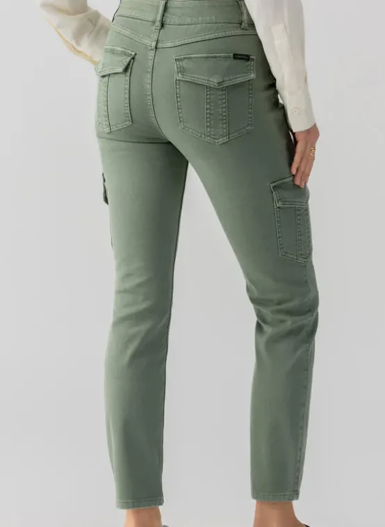 Sanctuary Pants | The Cargo Straight Leg in Dark Spruce