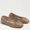 Sam Edelman Flats | The Classic Ballet in Soft Beige Leather