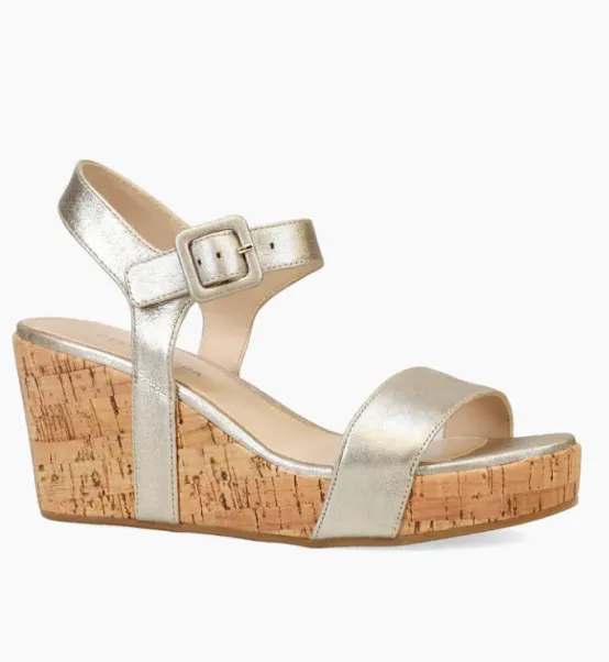 Pelle Moda Sandals | The Cork Wedge Sandal in