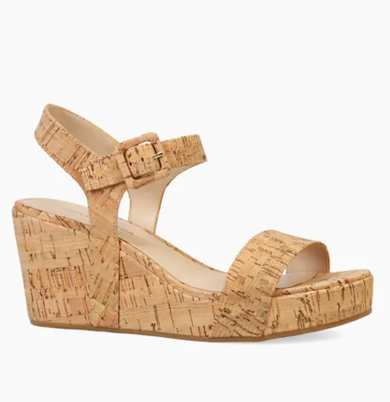 Pelle Moda Sandals | The Cork Wedge Sandal in