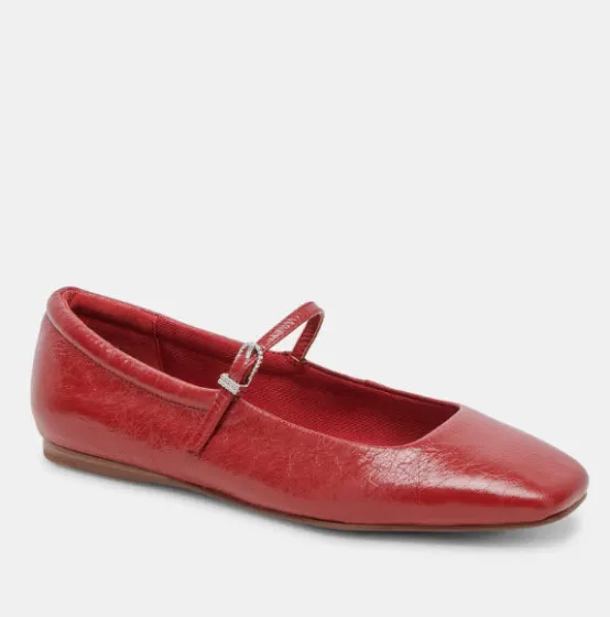 Dolce Vita Flats | The Crinkle Leather Maryjane in