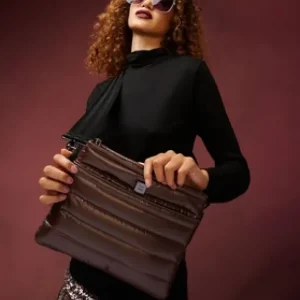Think Royln Cross-Bodies | The Crossbody Bum Bag 2.0 in Matte Chocolate
