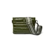 Think Royln Cross-Bodies | The Crossbody Bum Bag in Olive Patent