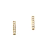 Tai Accessories | Earrings | The CZ Stick Stud Earring in