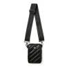 Think Royln Cross-Bodies | The Diagonal Cell Bag 2.0 in Pearl Black