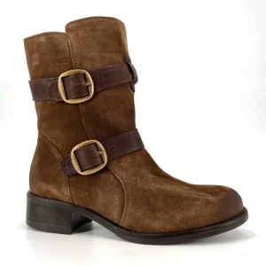 Nassima Boots & Booties | The Double Belt Moto Bootie in