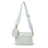 Think Royln Cross-Bodies | The Downtown Crossbody in White Raffia