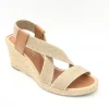 Casteller Espadrilles | The Elastic Espadrille Sandal in Natural Linen