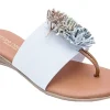 Andre Assous Sandals | The Elastic Thong Puff Sandal in