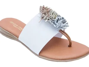 Andre Assous Sandals | The Elastic Thong Puff Sandal in