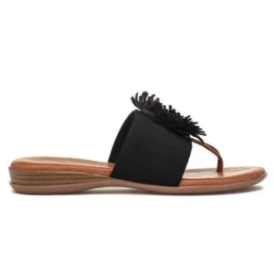 Andre Assous Sandals | The Elastic Thong Puff Sandal in