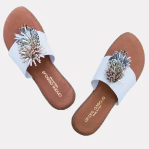 Andre Assous Sandals | The Elastic Thong Puff Sandal in