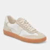 Dolce Vita Sneakers | The Gum Sole Court Lace Sneaker in Ivory Multi