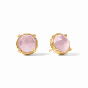 Julie Vos Accessories | Earrings | The Honey Stud in Iridescent Rose