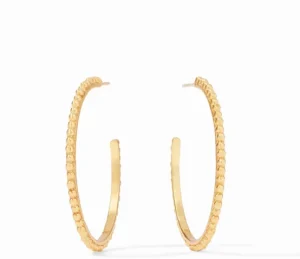 Julie Vos Accessories | Earrings | The Large Colette Bead Hoop in