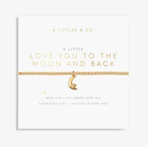 A Littles Accessories | Bracelets | The Love You To The Moon and Back Bracelet in