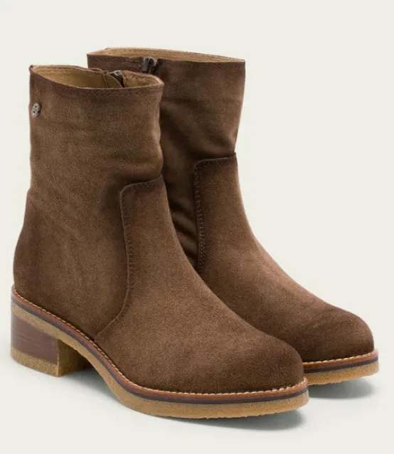 Porronet Boots & Booties | The Low Heel Inside Zip Bootie in