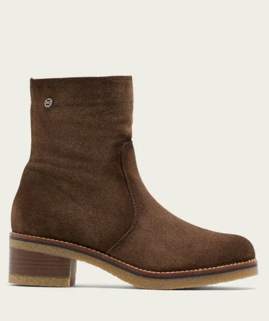 Porronet Boots & Booties | The Low Heel Inside Zip Bootie in