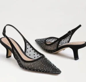 Sam Edelman Pumps | Event Shoes | The Mesh Sling Back Pointed Pump in