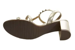 Vaneli Event Shoes | Sandals | The Mid Heel Pyramid Stud Sandal in
