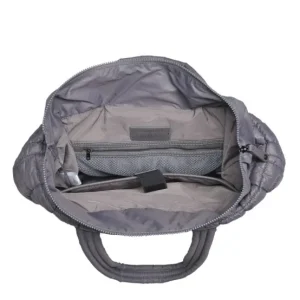 Urban Expressions Totes | The Nylon Puffer in Carbon Grey