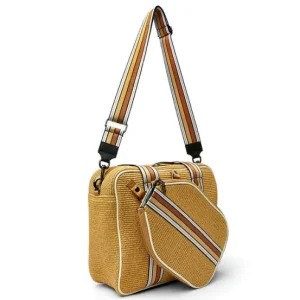 Think Royln Totes | The Pickleball Tote in Dune Raffia