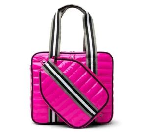 Think Royln Totes | The Pickleball Tote in Pink Patent