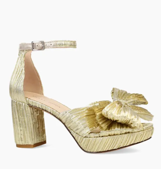 Pelle Moda Event Shoes | The Platform Bow Sandal in