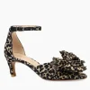 Pelle Moda Event Shoes | The Pleated Bow Sandal in