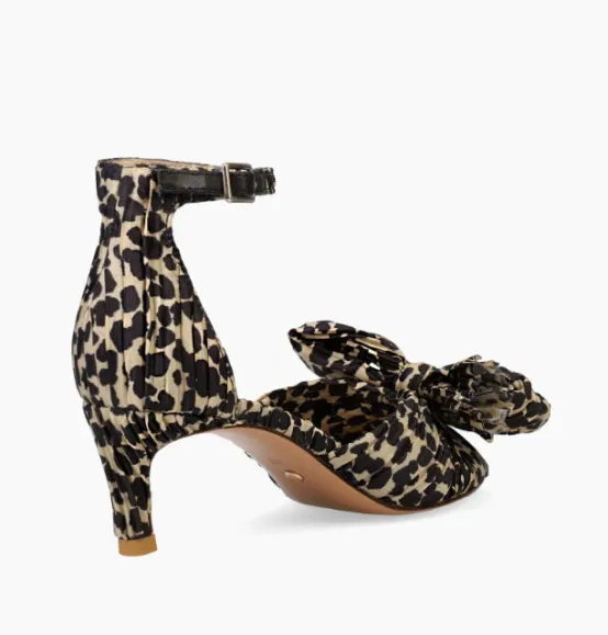 Pelle Moda Event Shoes | The Pleated Bow Sandal in