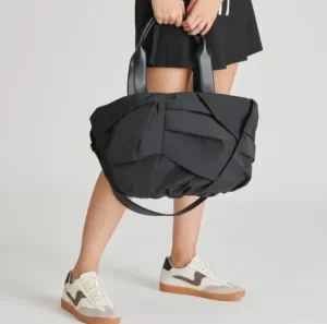 Dolce Vita Totes | The Pleated Nylon Tote in