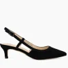 Pelle Moda Pumps | Event Shoes | The Posted Sling Almond Toe Pump in