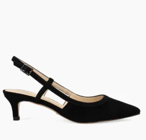 Pelle Moda Pumps | Event Shoes | The Posted Sling Almond Toe Pump in