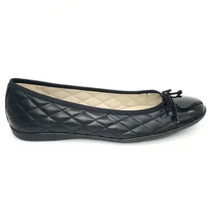 French Sole Flats | The Quilted Cap Toe Ballet in