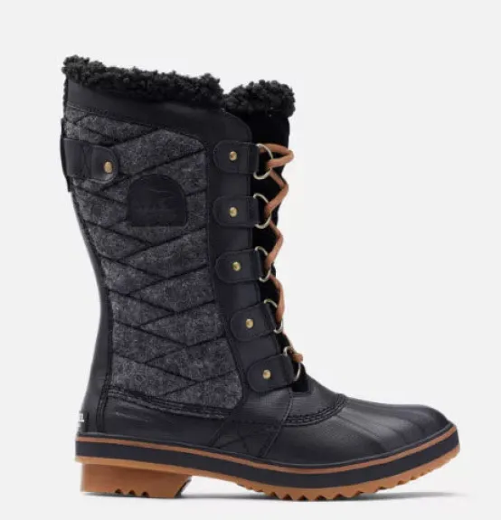 Sorel Boots & Booties | The Quilted Tall Lace Snowboot in Black Gum