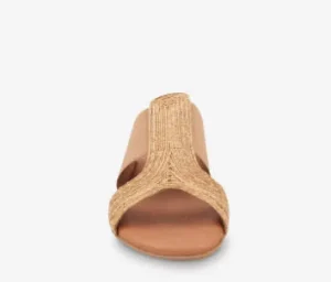 Andre Assous Sandals | The Raffia & Elastic Slide Sandal in