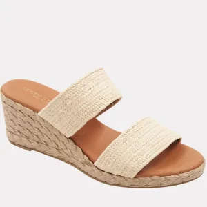 Andre Assous Espadrilles | The Raffia Elastic 2 Band Espadrille in