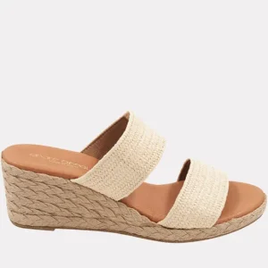 Andre Assous Espadrilles | The Raffia Elastic 2 Band Espadrille in