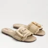 Sam Edelman Sandals | The Raffia Flat Sandal with Buckle