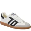 Back 70 Sneakers | The Retro Soccer Lace Sneaker in White Black