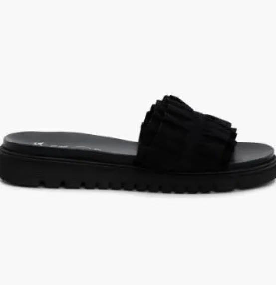 Ara Sandals | The Ruffle Comfort Slide Sandal in