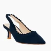 Pelle Moda Pumps | Event Shoes | The Scallop Edge Sling Pump in