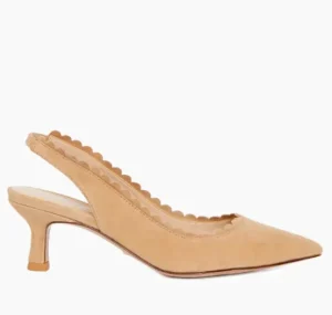 Pelle Moda Pumps | Event Shoes | The Scallop Edge Sling Pump in