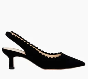 Pelle Moda Pumps | Event Shoes | The Scallop Edge Sling Pump in