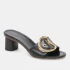 Dolce Vita Sandals | The Slide Sandal with Oversized Gold Buckle in