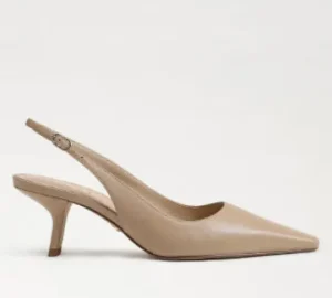 Sam Edelman Pumps | The Sling Back Pointed Pump in Soft Beige